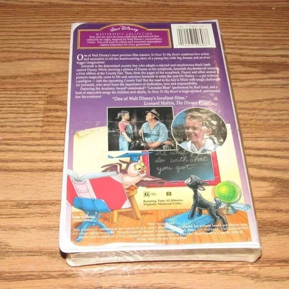 Walt Disney Masterpiece Collection “SO DEAR TO MY HEART” (VHS)~SEALED! - Picture 2 of 4